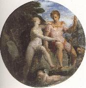 Girolamo Macchietti Venus and Adonis painting
